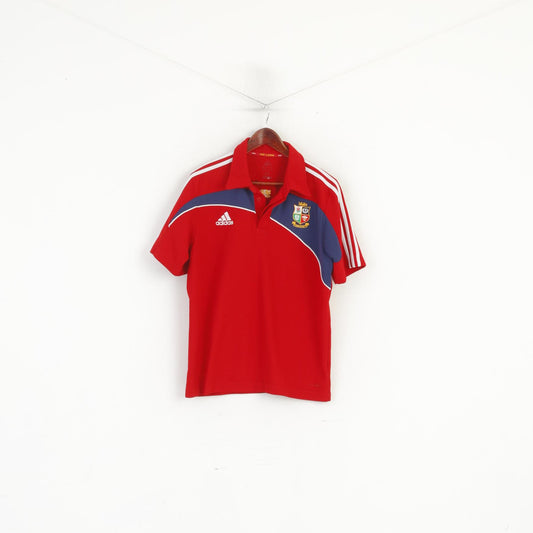 Adidas Hommes M Chemise Rouge Les Lions Afrique du Sud 2009 Rugby Jersey Sport Top