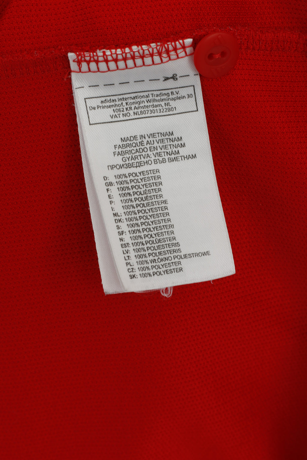 Adidas Hommes M Chemise Rouge Les Lions Afrique du Sud 2009 Rugby Jersey Sport Top