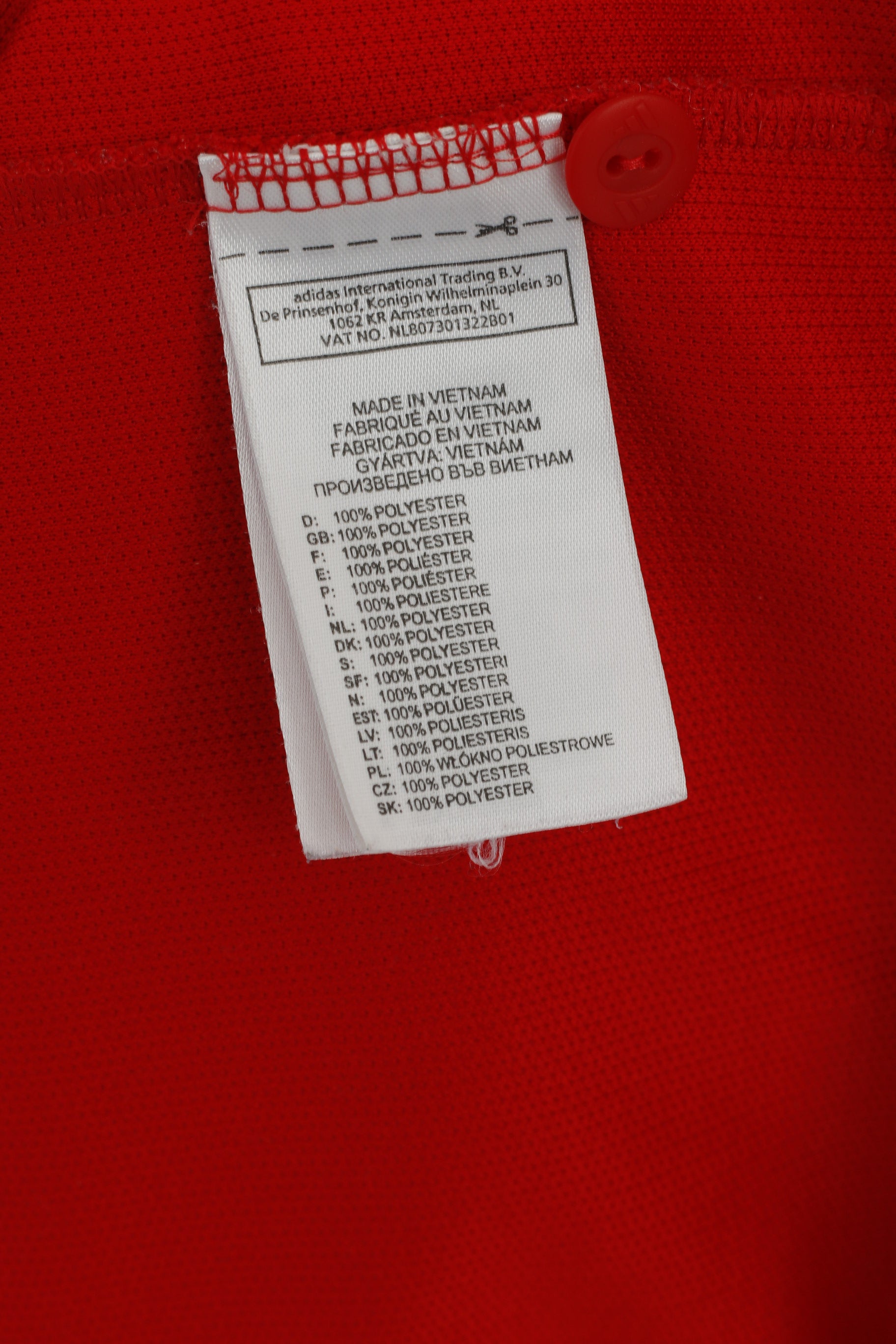 Adidas Hommes M Chemise Rouge Les Lions Afrique du Sud 2009 Rugby Jersey Sport Top