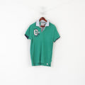 Camp David Rouge Homme L Polo Vert Coton NY East Drive Brodé Haut