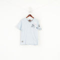 AirForce Men L (M) Chemise Bleu Coton Col V 10 Anniversaire Freedom Top