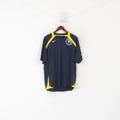 Nike Homme L 183 Chemise Marine Dri-Fit Football Entraînement Sportswear Jersey Vintage Top
