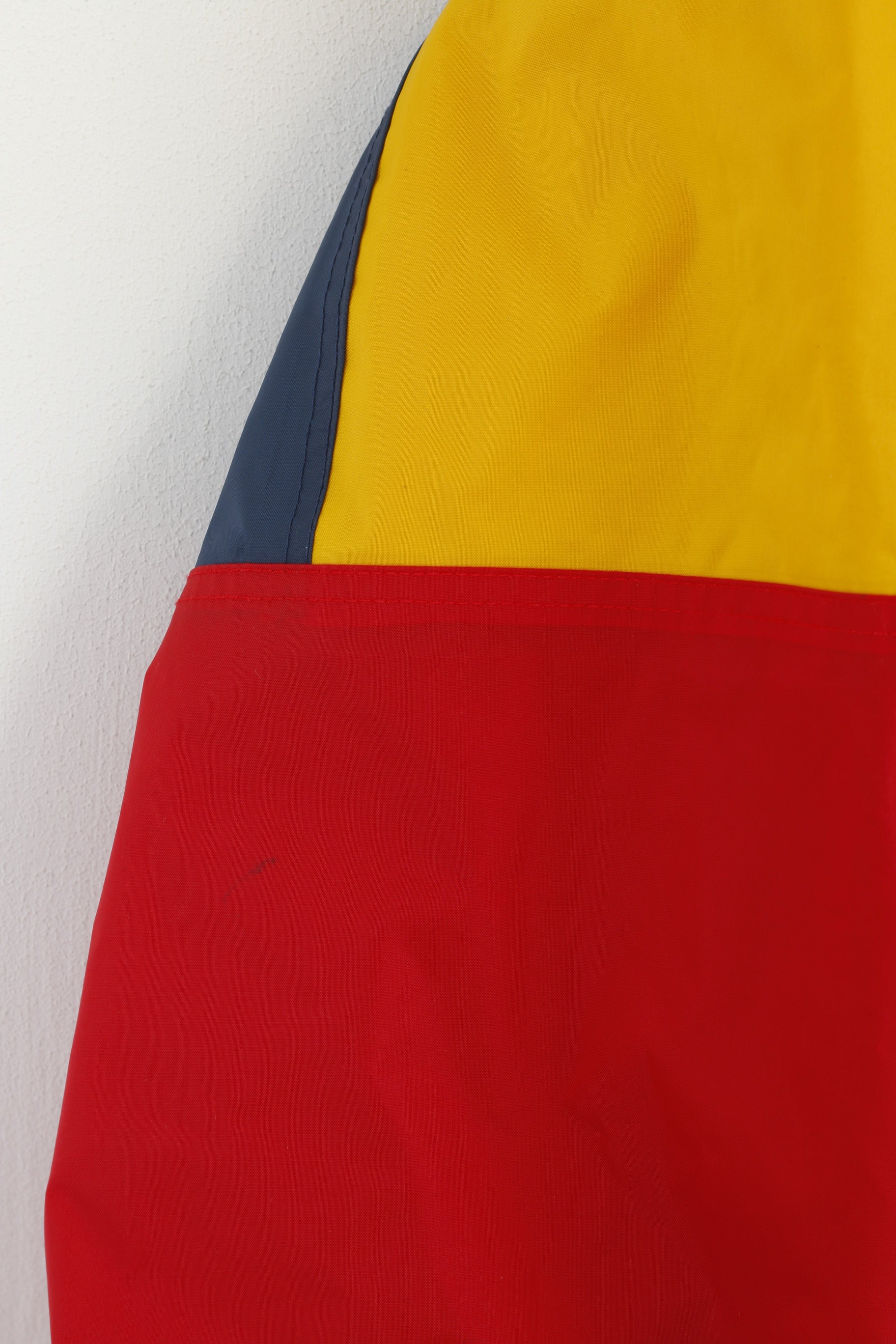 Sport Classic Men XL Veste Rouge Vintage Nylon Imperméable À Capuche American Concept Top