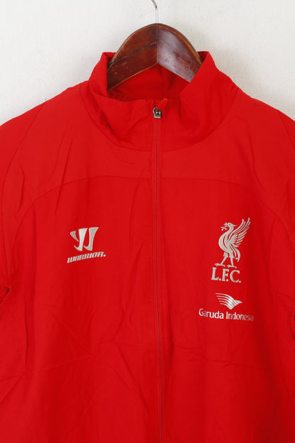 Giacca Warrior Boys 10-12 anni Giacca rossa con zip e top leggero del Liverpool Football Club