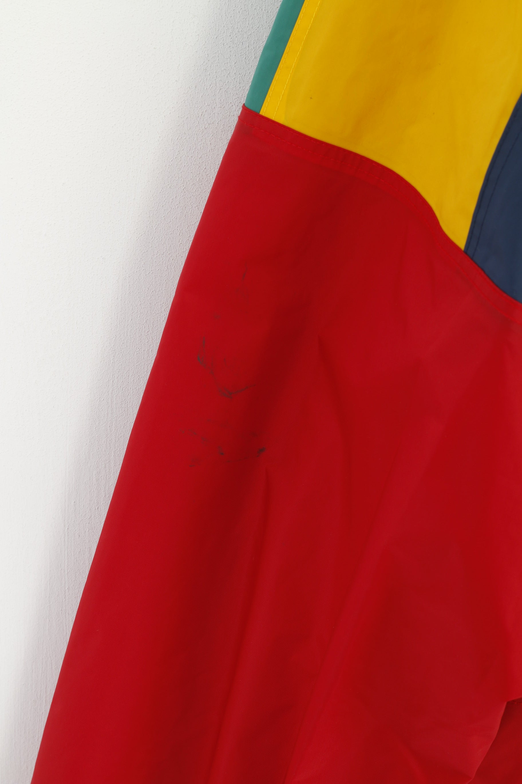 Sport Classic Men XL Jacket Red Vintage Nylon Waterproof Hooded American Concept Top