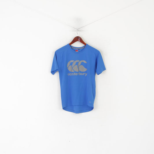 Canterbury – chemise bleue pour femmes, maillot de Rugby Vapodri, haut de sport