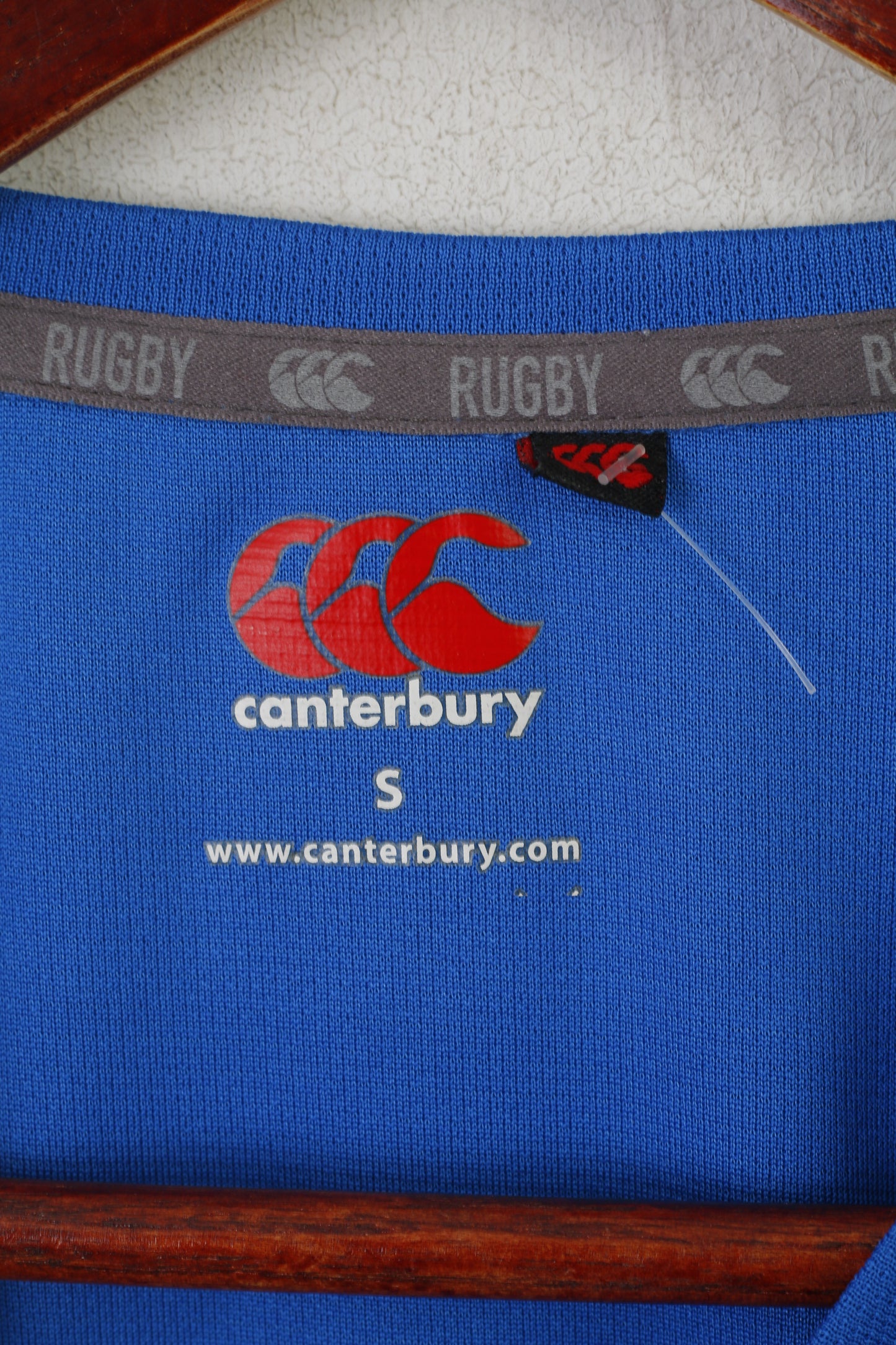 Canterbury Maglia da donna S Blu Rugby Vapodri Jersey Top sportivo