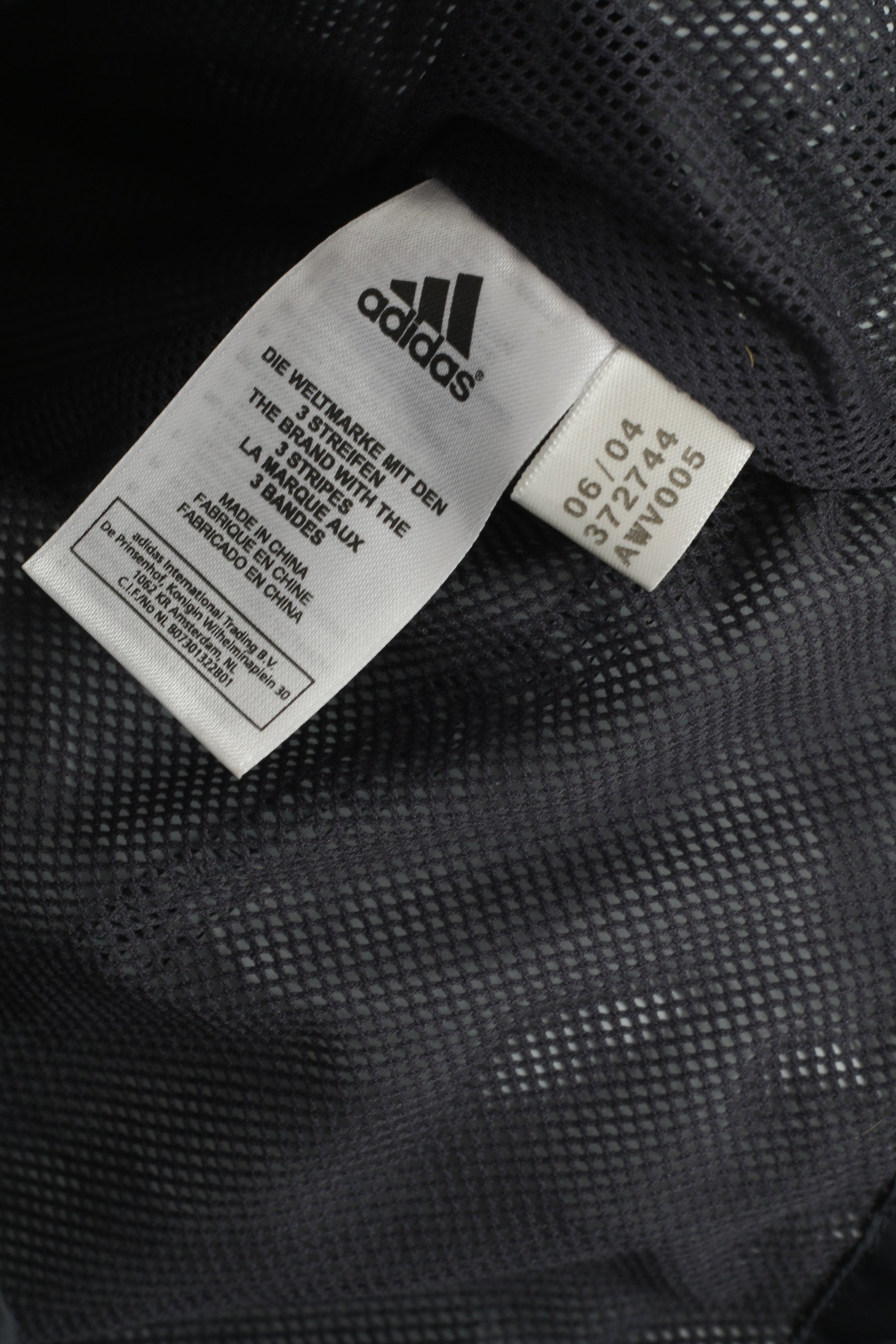 Adidas Veste à capuche imperméable en nylon gris marine pour garçon 14 ans 164 ans