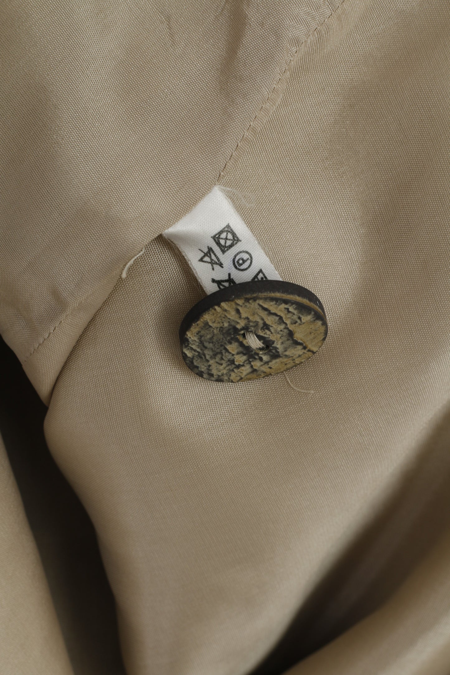 Alphorn Trachtenmode Women 40 L Waistcoat Beige 100% Linen Tyrol Vest