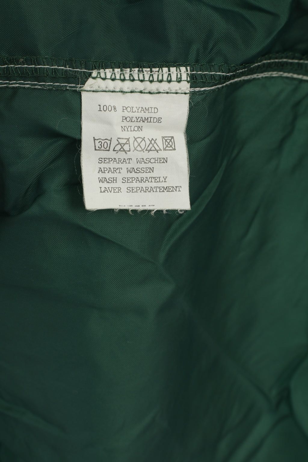 Pro Life Vienna Giacca da uomo M in nylon verde impermeabile vintage da baseball Diamond Star Top