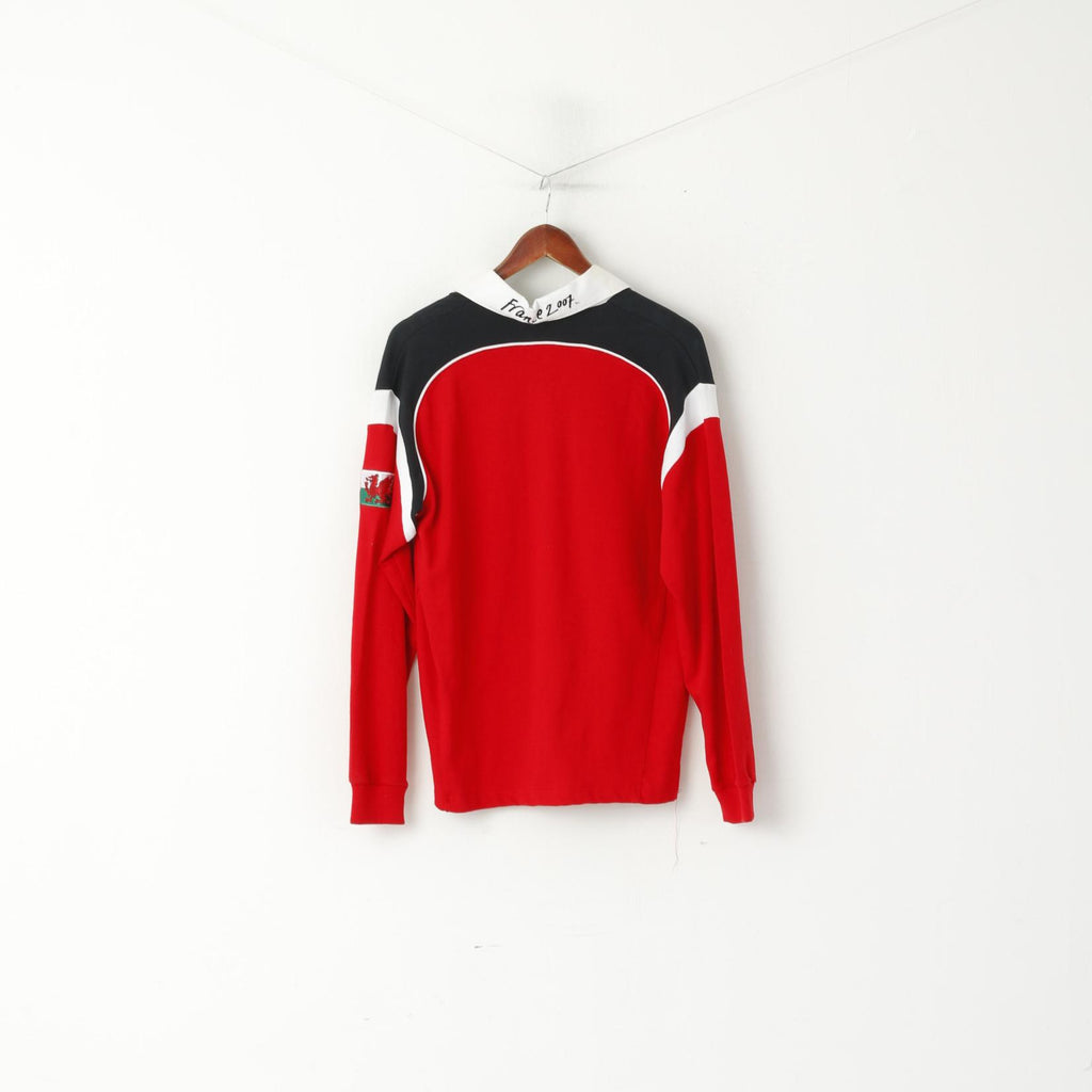 Polo à manches longues pour homme, coupe du monde de Rugby, en coton rouge, France, nouvelle collection 2007