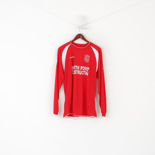 Prostar STFC Men L Long Sleeved Shirt Red England Swindon Town Football Club Jersey