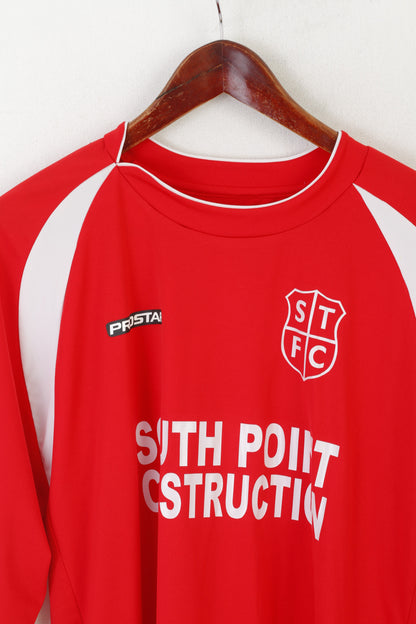 Prostar STFC Men L Long Sleeved Shirt Red England Swindon Town Football Club Jersey