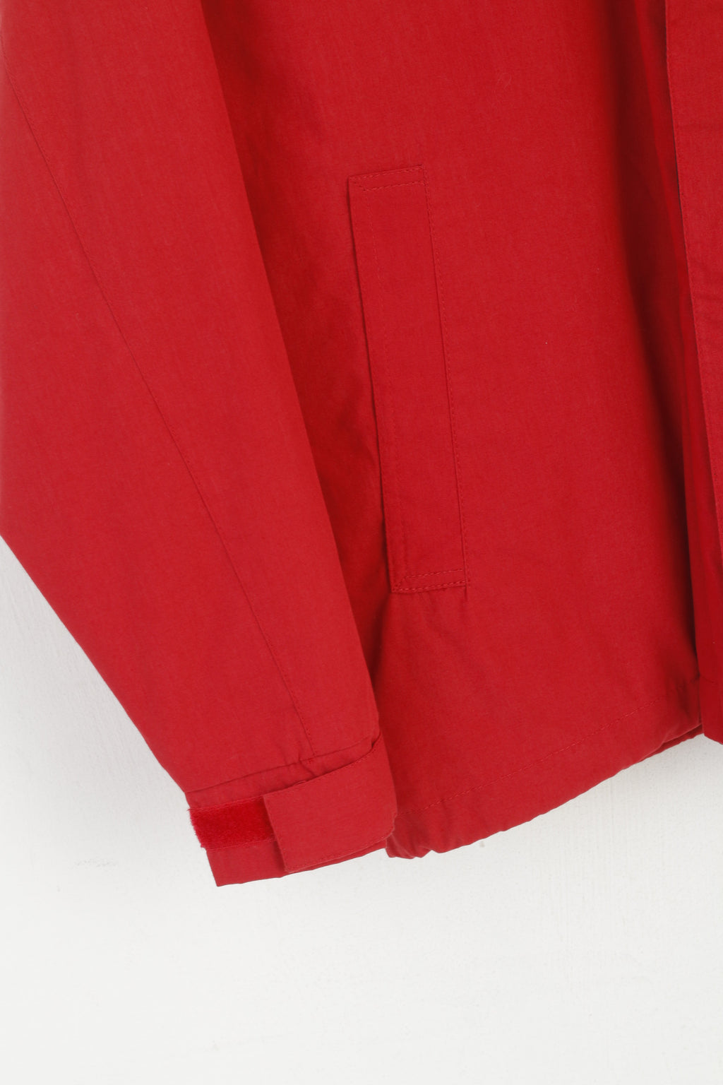 Le Frog Casual Men L Jacket Red Lightweight Full Zip Design Classic Top