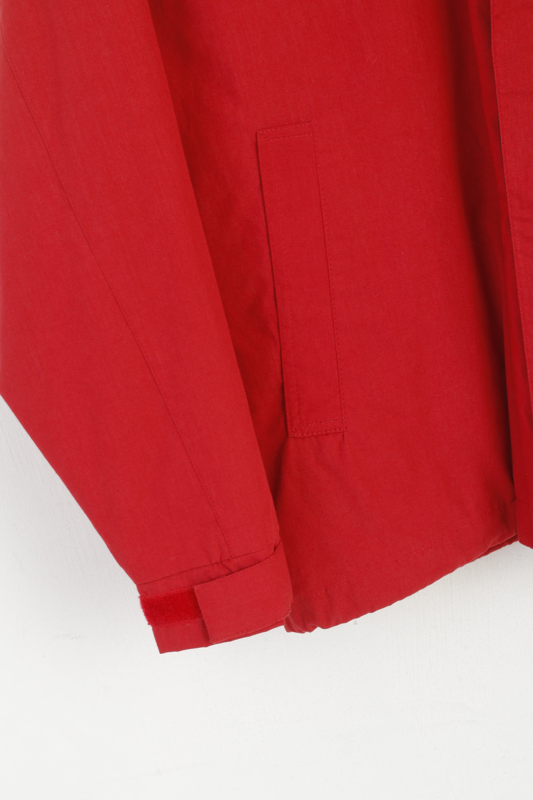 Le Frog Casual Men L Jacket Red Lightweight Full Zip Design Classic Top