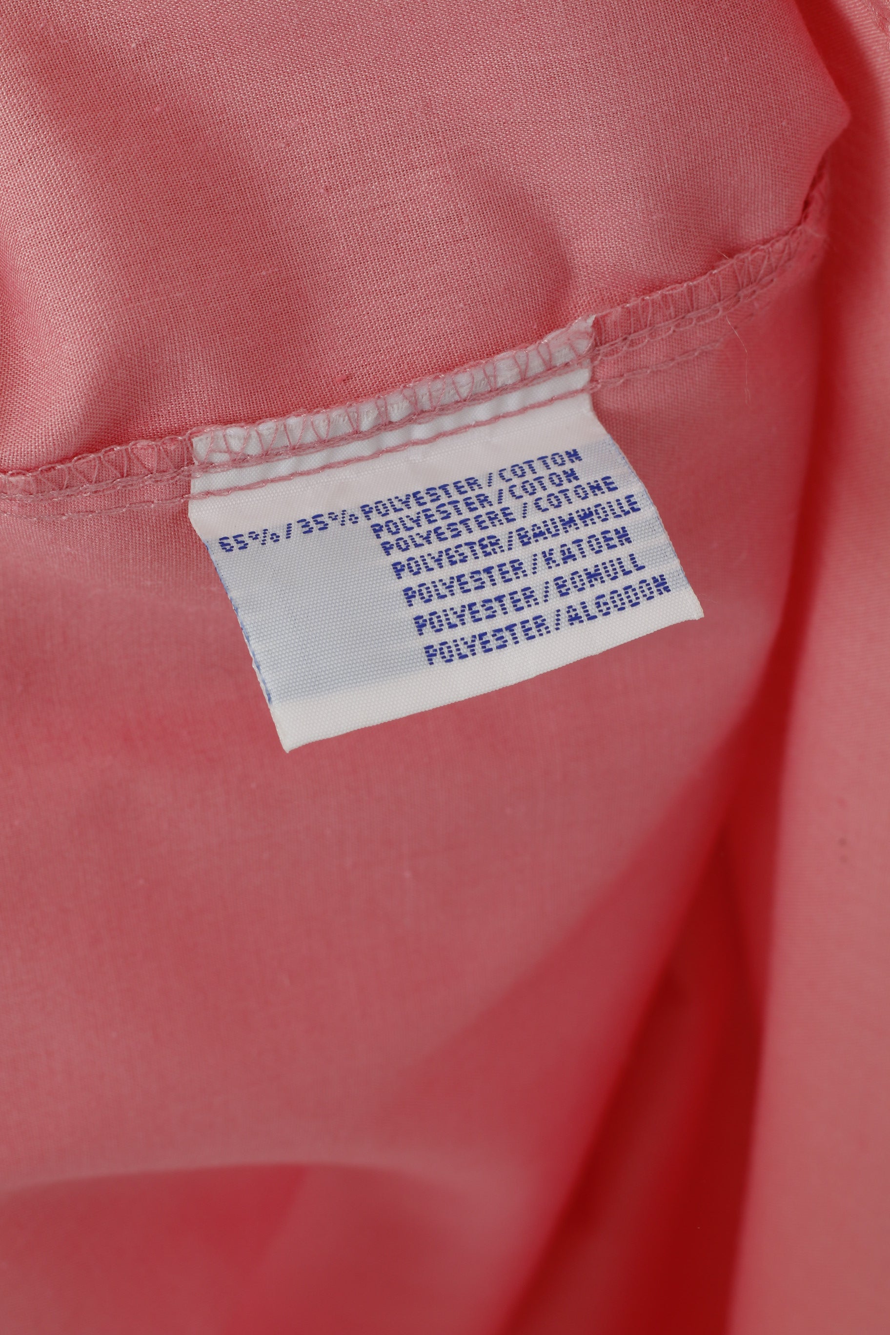 Polo By Ralph Lauren Men 16.5 XL Casual Shirt Pink Cotton Yarmouth Long Sleeve Top