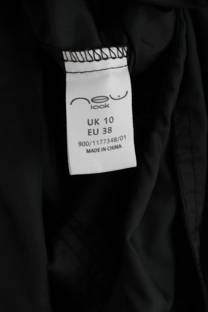 Combinazioni New Look Cappotto da donna 38 10 S Top leggero in nylon nero