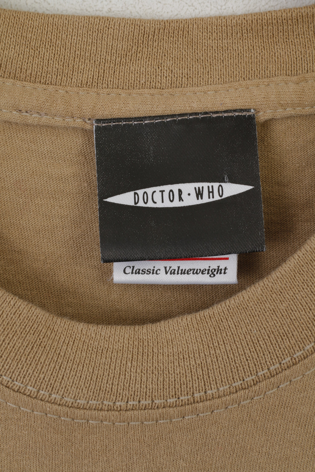 Fruit Of The Loom Men S Shirt Brown Cotton Doctor Who Series Movie Top