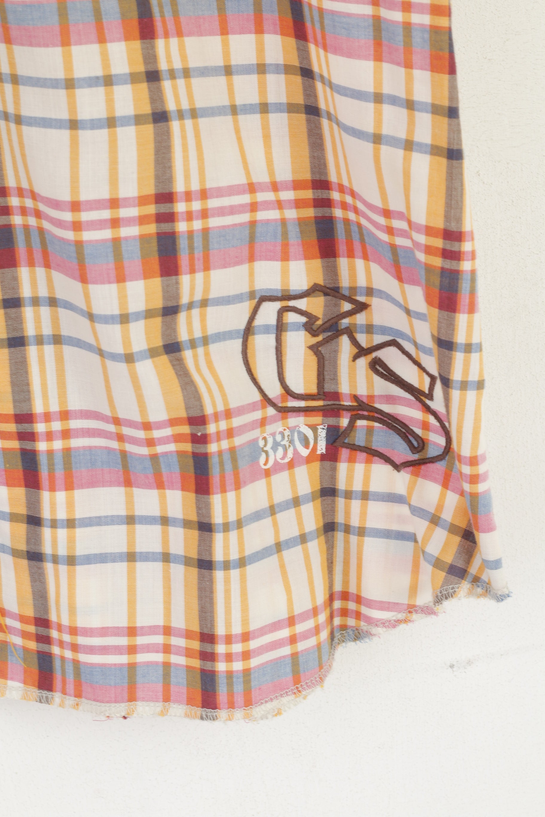 G-Star Raw Men XL (L) Chemise décontractée Multicolore Check Cotton Snap Pocket Slim Fit Top