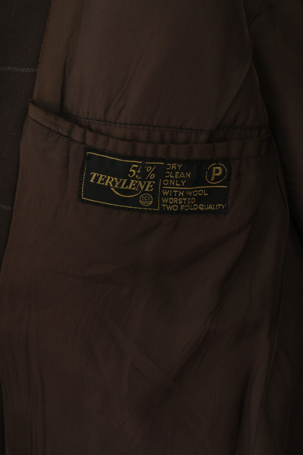 Blazer Vintage pour hommes à carreaux marron, mélange de laine térylène, veste simple boutonnage