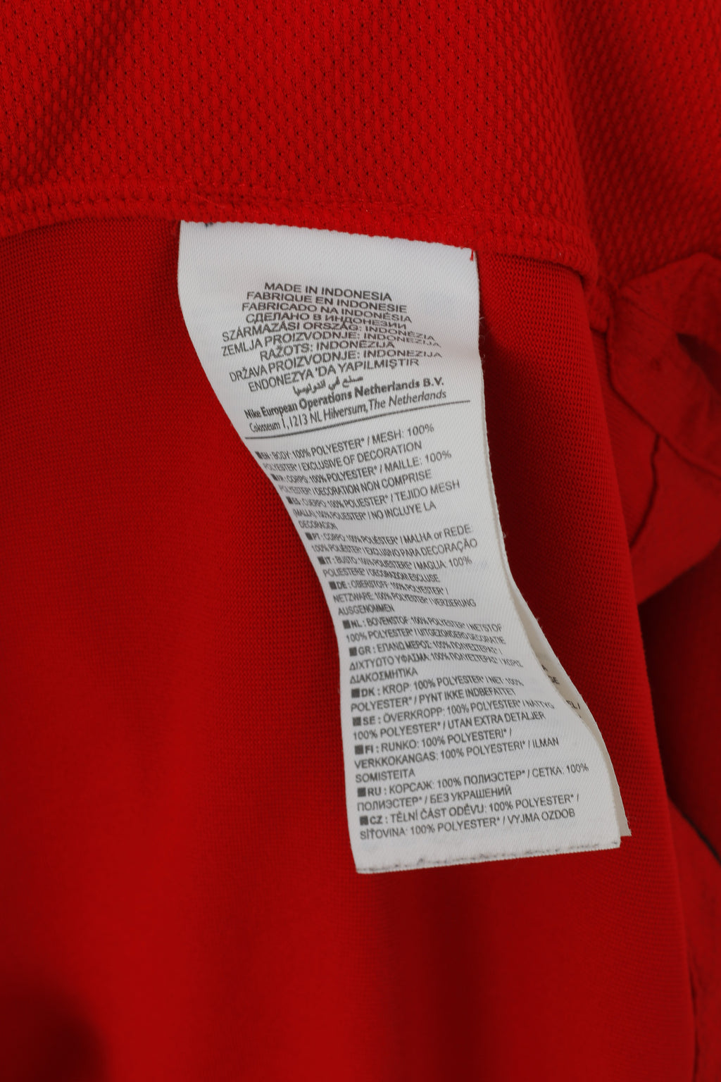 Nike Manchester United Men XL Polo Shirt Red Football Club#23 Mc Garva Jersey Top