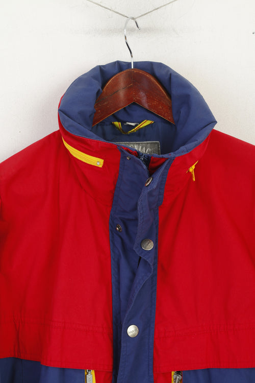 Bouviac Sportswear Veste XL pour homme Bleu marine vintage à capuche cachée