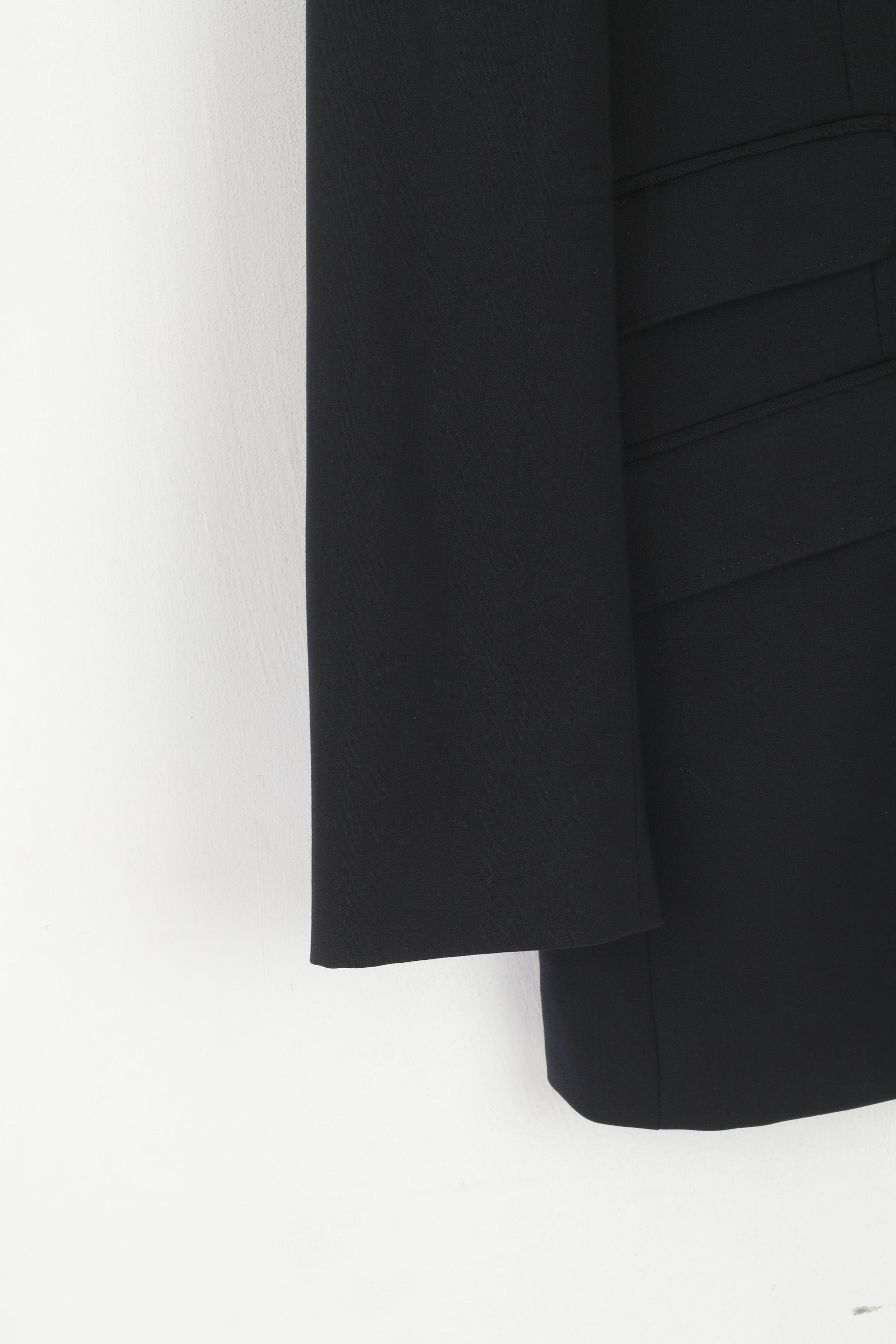 Ted Baker London Men 40 102 Blazer Navy Wool Single Breasted Shoulder Pads Jacket