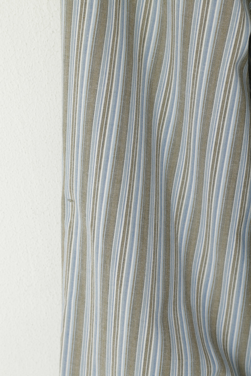 Marlboro Classics Women M Casual Shirt Blue Striped  Cotton Extra Slim Long Sleeve Top