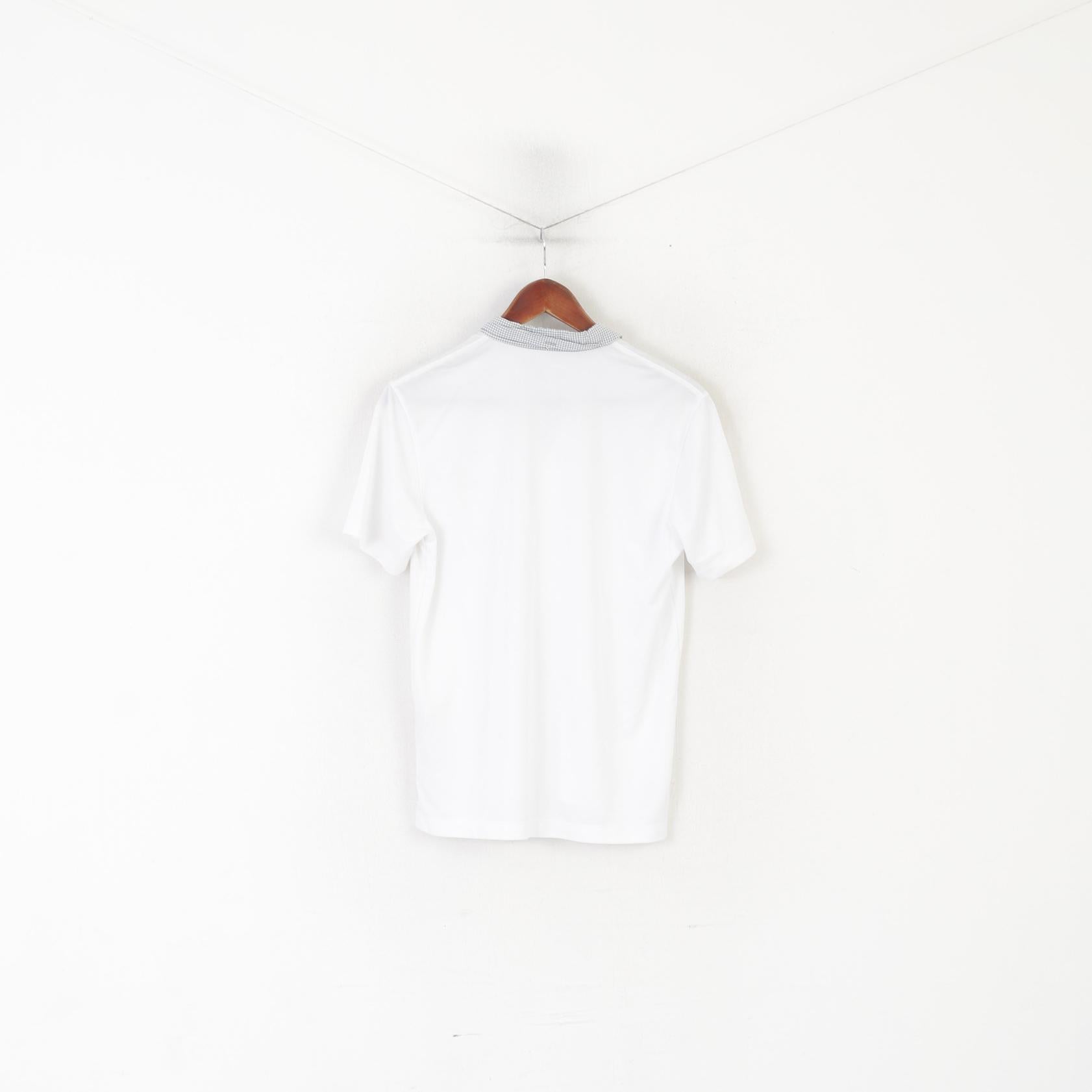 Polo Puma da uomo M bianca HIF Scotland Hammarby Jersey Vintage Top