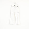 Nike Women L 173 Trousers White Cotton Thin Sportswear Training Pants