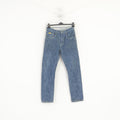 Bench Men 28 Jeans Trousers Blue Denim Cotton Marathon V2 Wash Pants