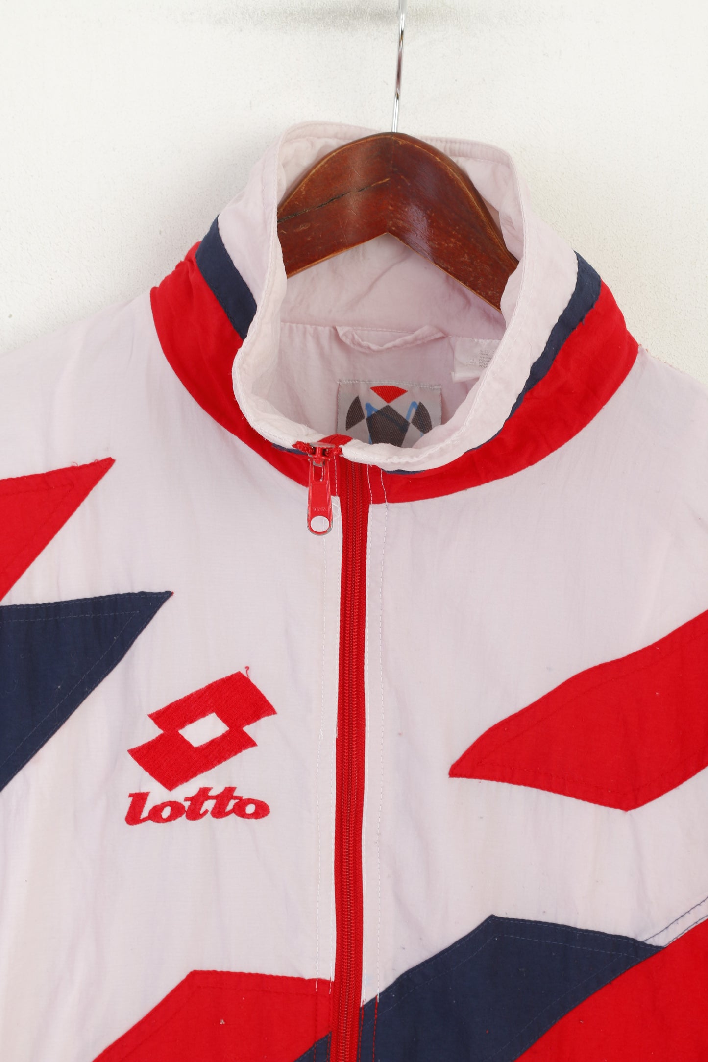 Lotto Women M Tracksuit Red Vintage Visperterminem Heida Oldschool Italy Set