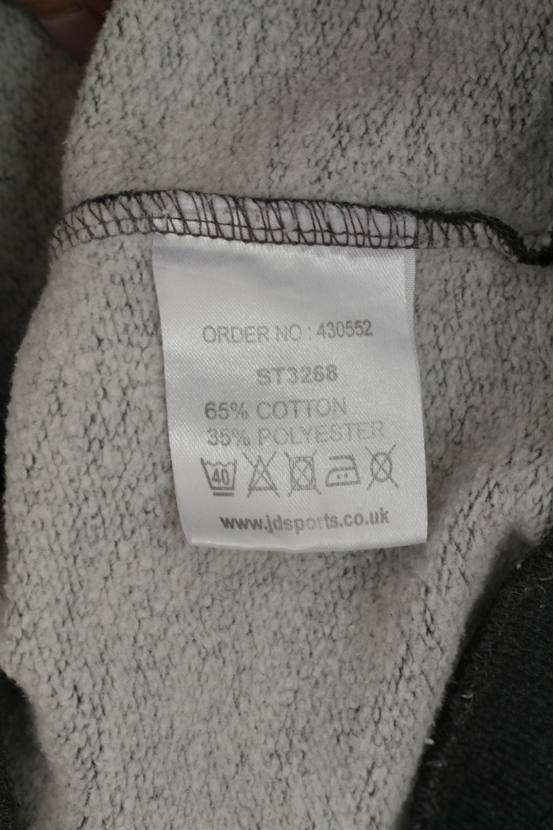 Sergio Tacchini Women M Sweatshirt Gray Cotton Hooded Pink Logo Sport Top