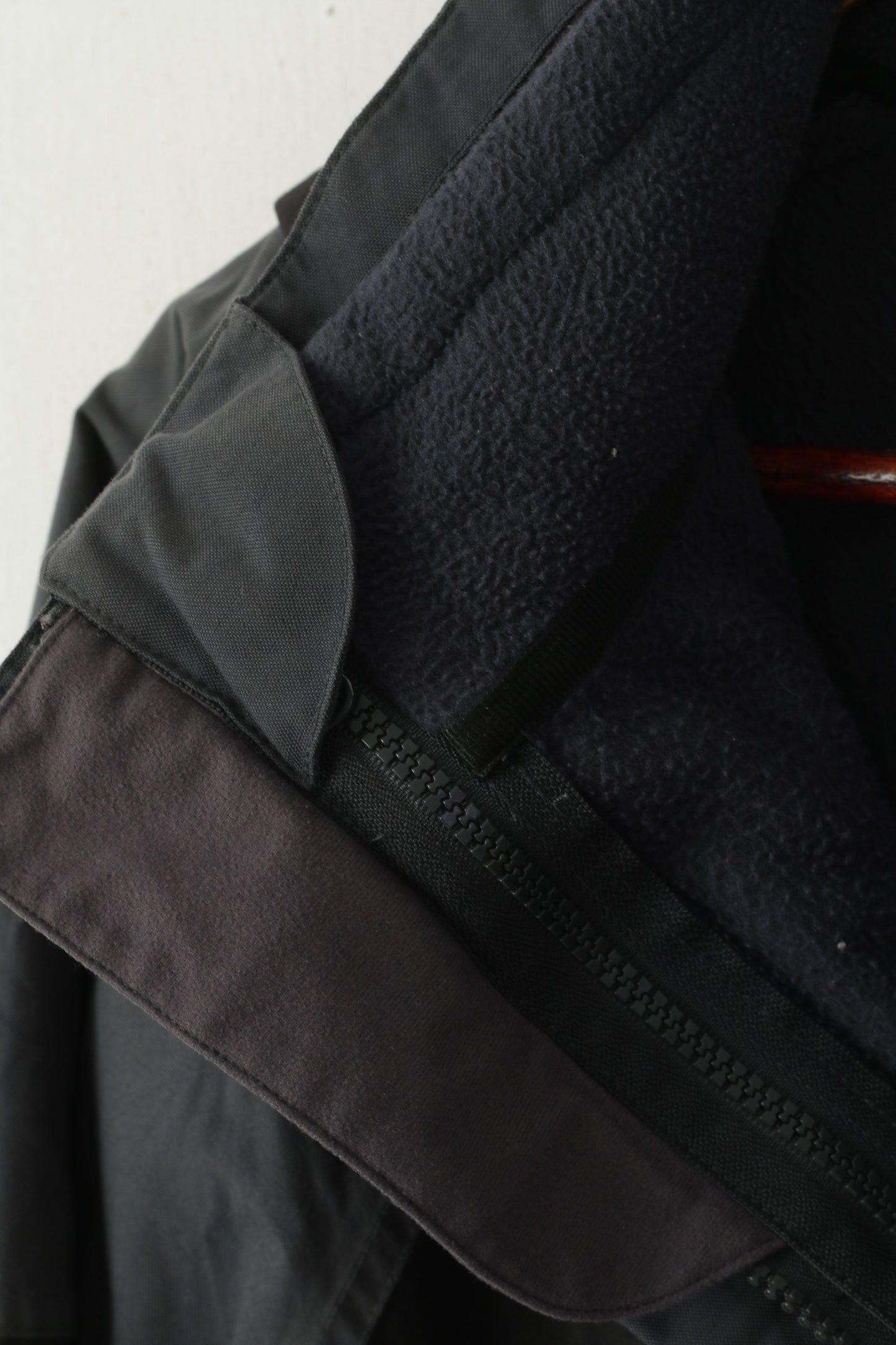 Sprayway Men M Jacket Grey 2w1 Removable Lining Fleece Full Zipper Hooded Outdoor Top