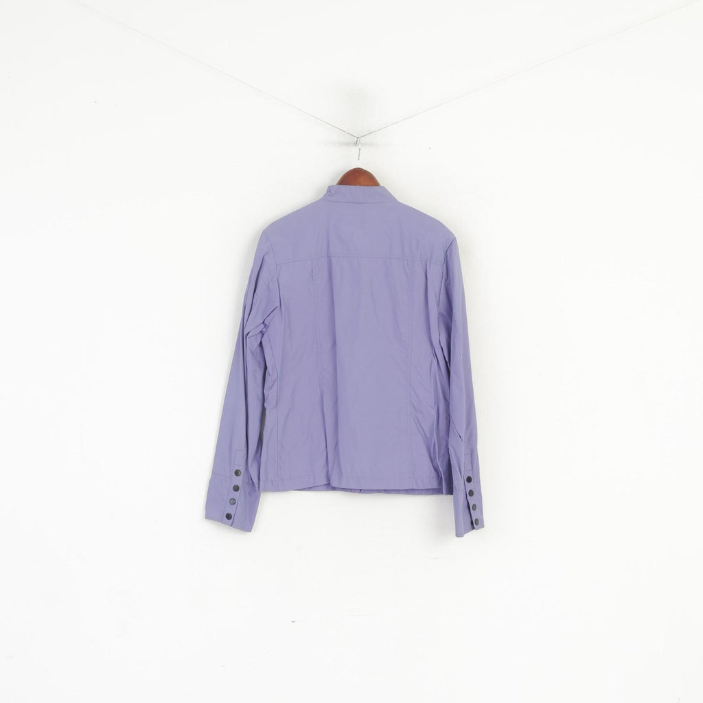 La Martina Saddlery Femme XL (M) Veste Violet Nylon Léger Polo Argentino Top