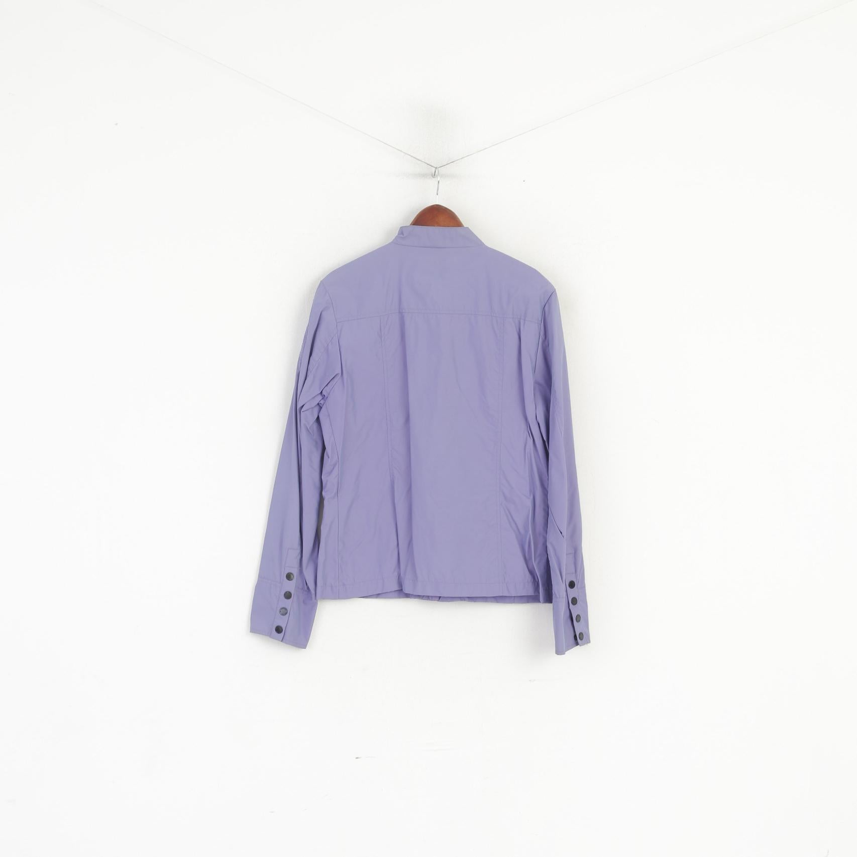 La Martina Saddlery Femme XL (M) Veste Violet Nylon Léger Polo Argentino Top