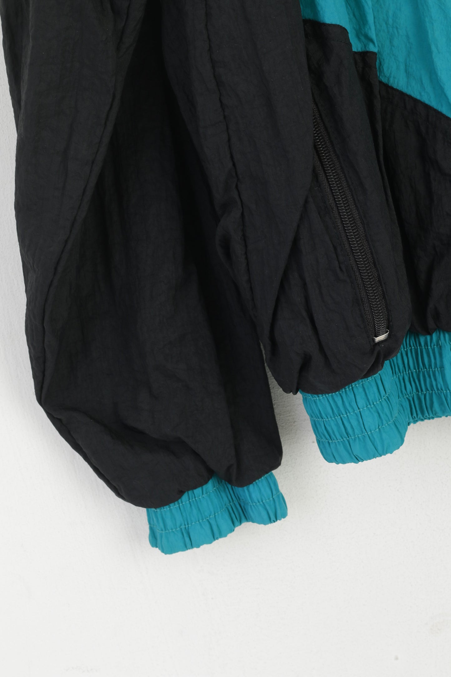 Vintage Men S Jacket Black Vintage Tribal Nylon Removable Sleeve Festival Trrack Top