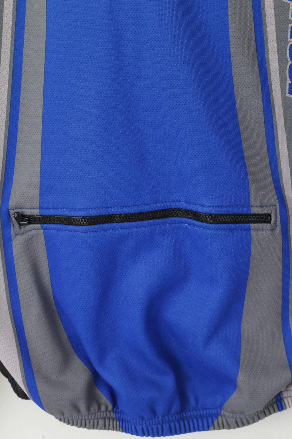 My Bike Men L Veste Bleu Cyclisme Zip Up Windstopper Marilena Modèle Top