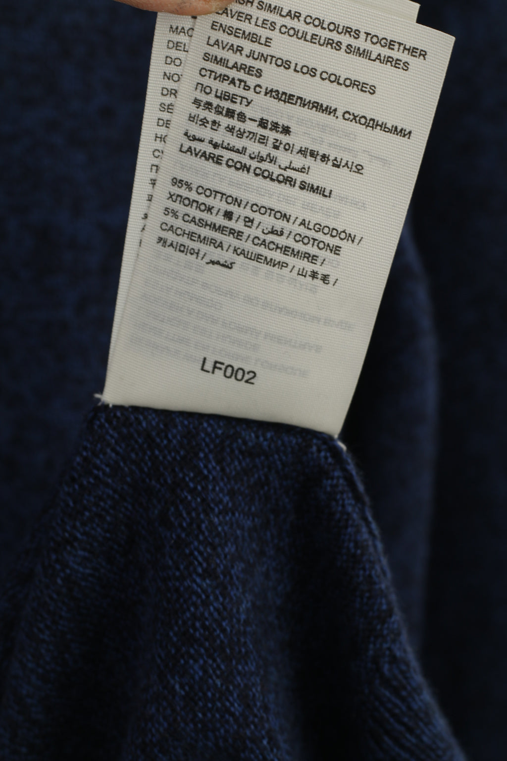 Superdry Men S Jumper Blue Cotton Cashmere Blend V Neck Soft vintage Sweater