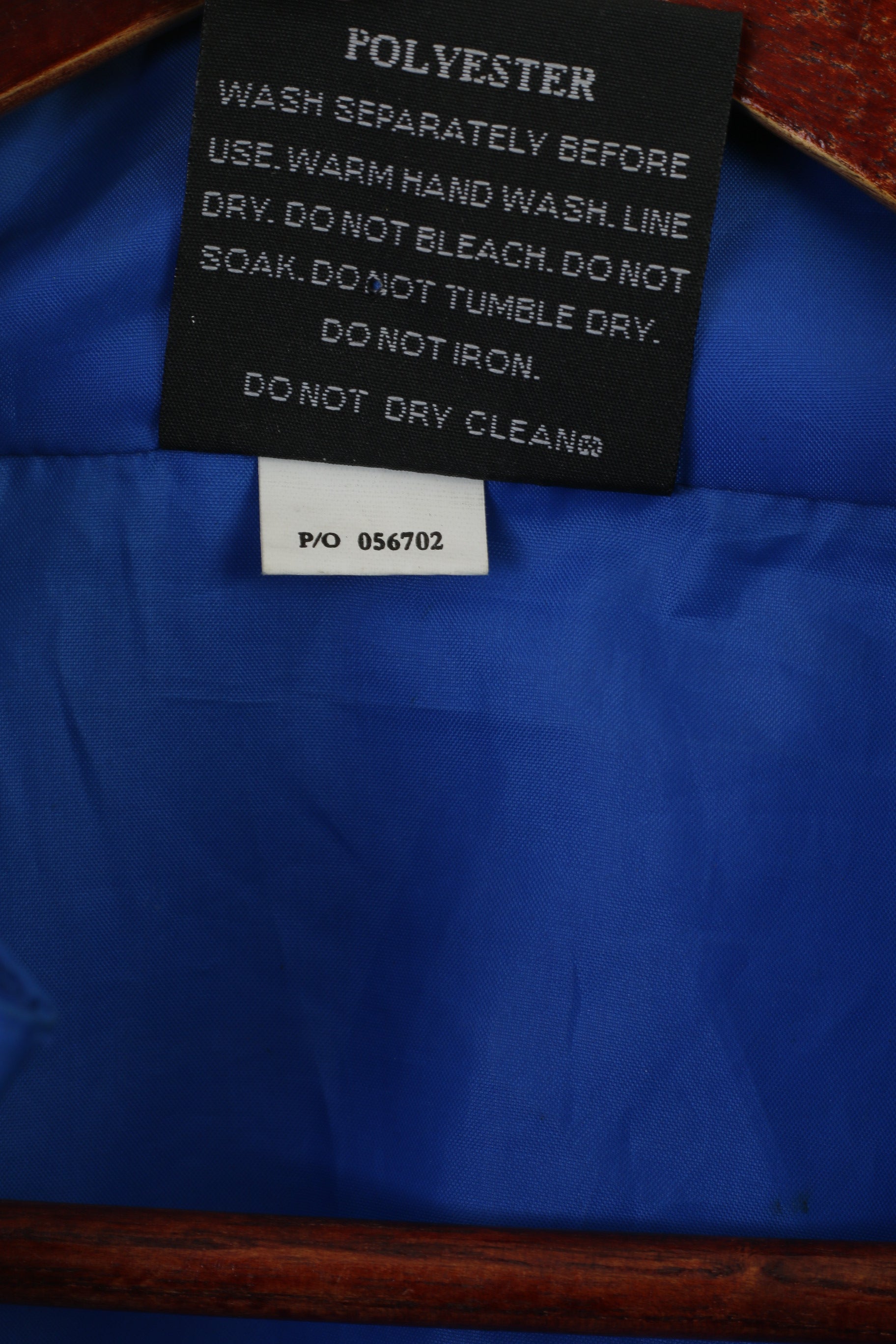 Slazenger Men L Jacket Blue Vintage Sheer Instinct Hidden Hood Full Zipper Top