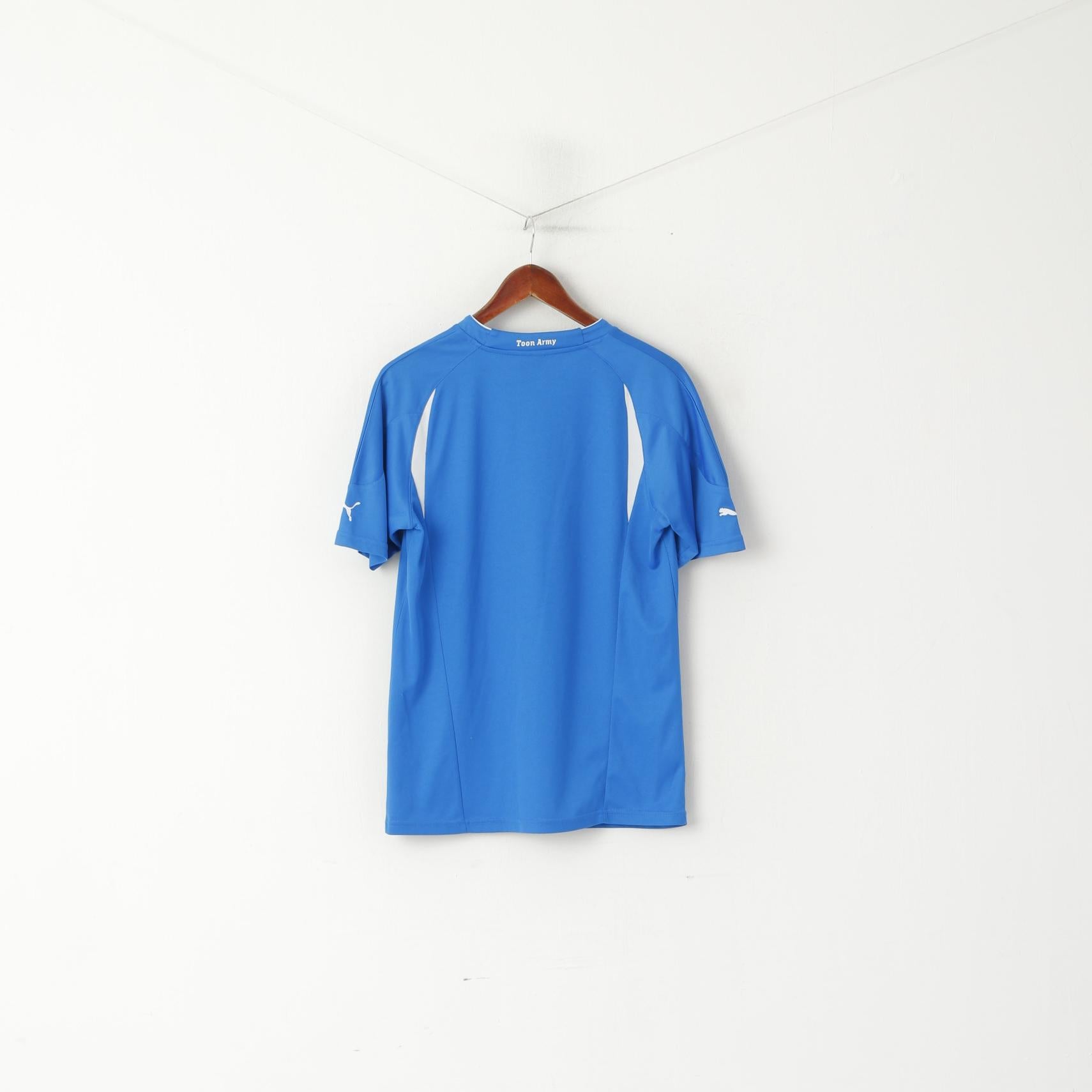 Puma Newcastle United Hommes S Shirt Bleu Football Club Toon Army Jersey Top