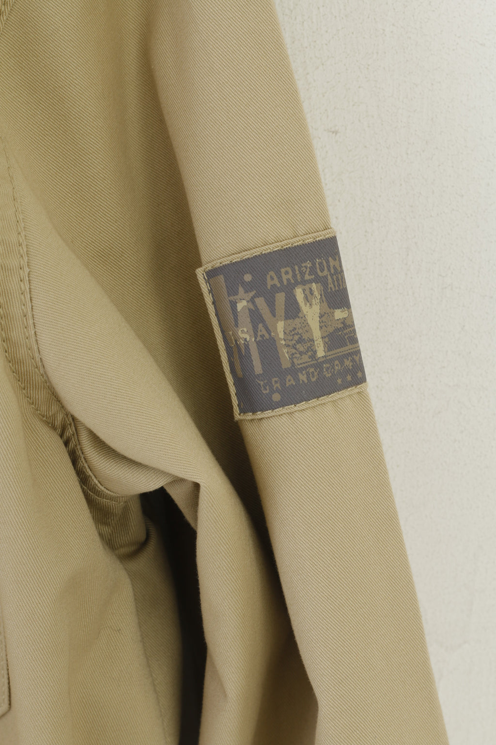 Atlas For Men M Veste Beige Outdoor Comfort Zip Up Léger Multi Poche Haut