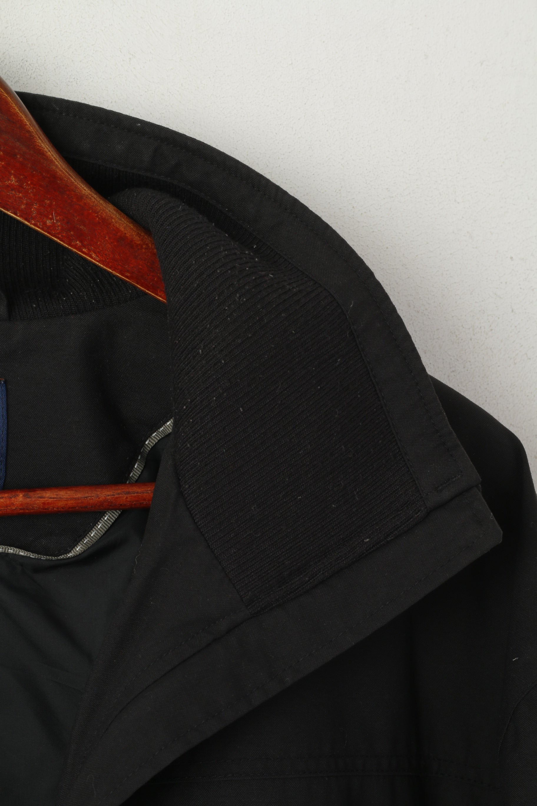 Peak Performance Veste XL pour homme en nylon noir imperméable avec fermeture éclair complète