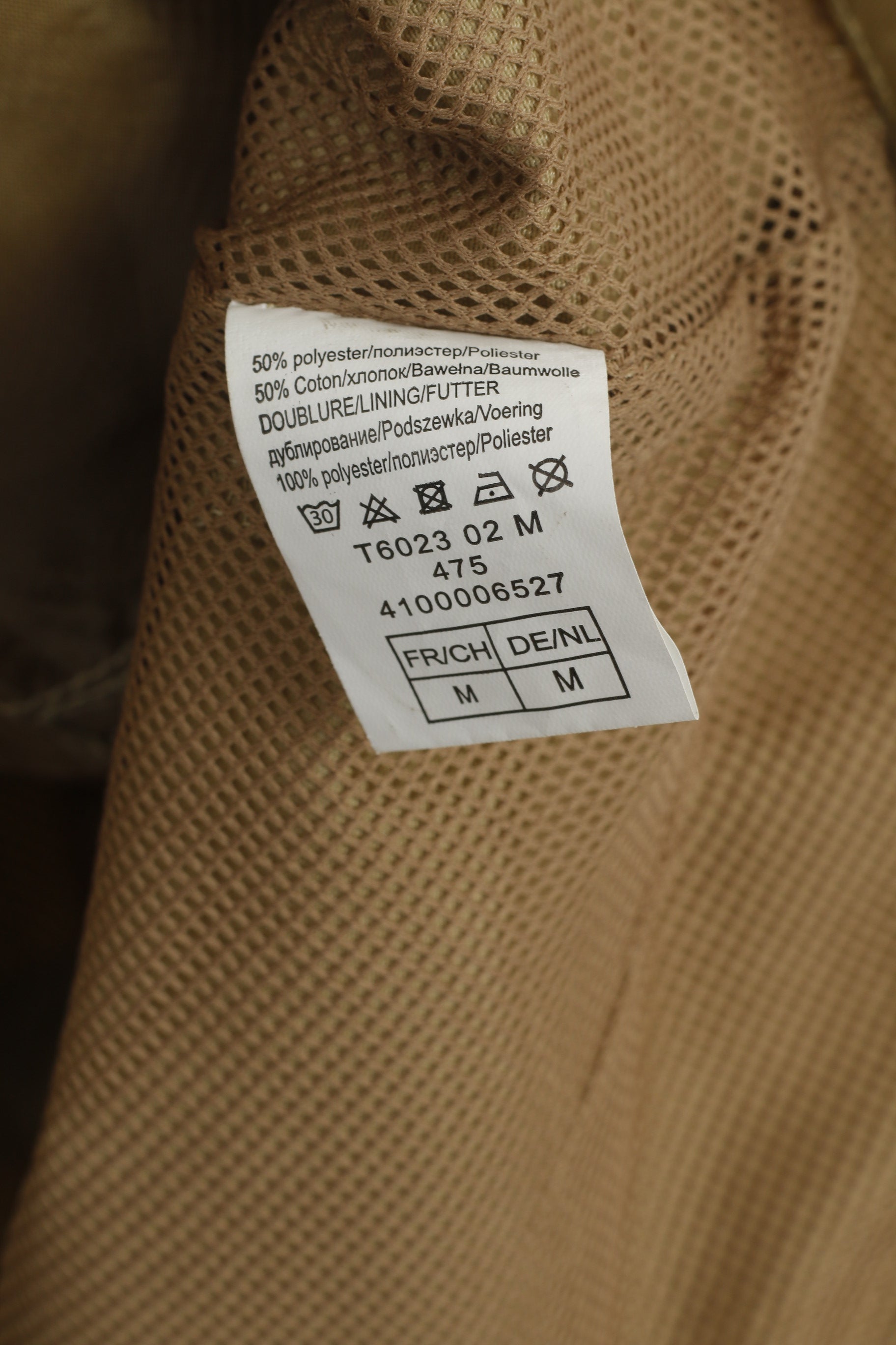 Atlas For Men M Veste Beige Outdoor Comfort Zip Up Léger Multi Poche Haut