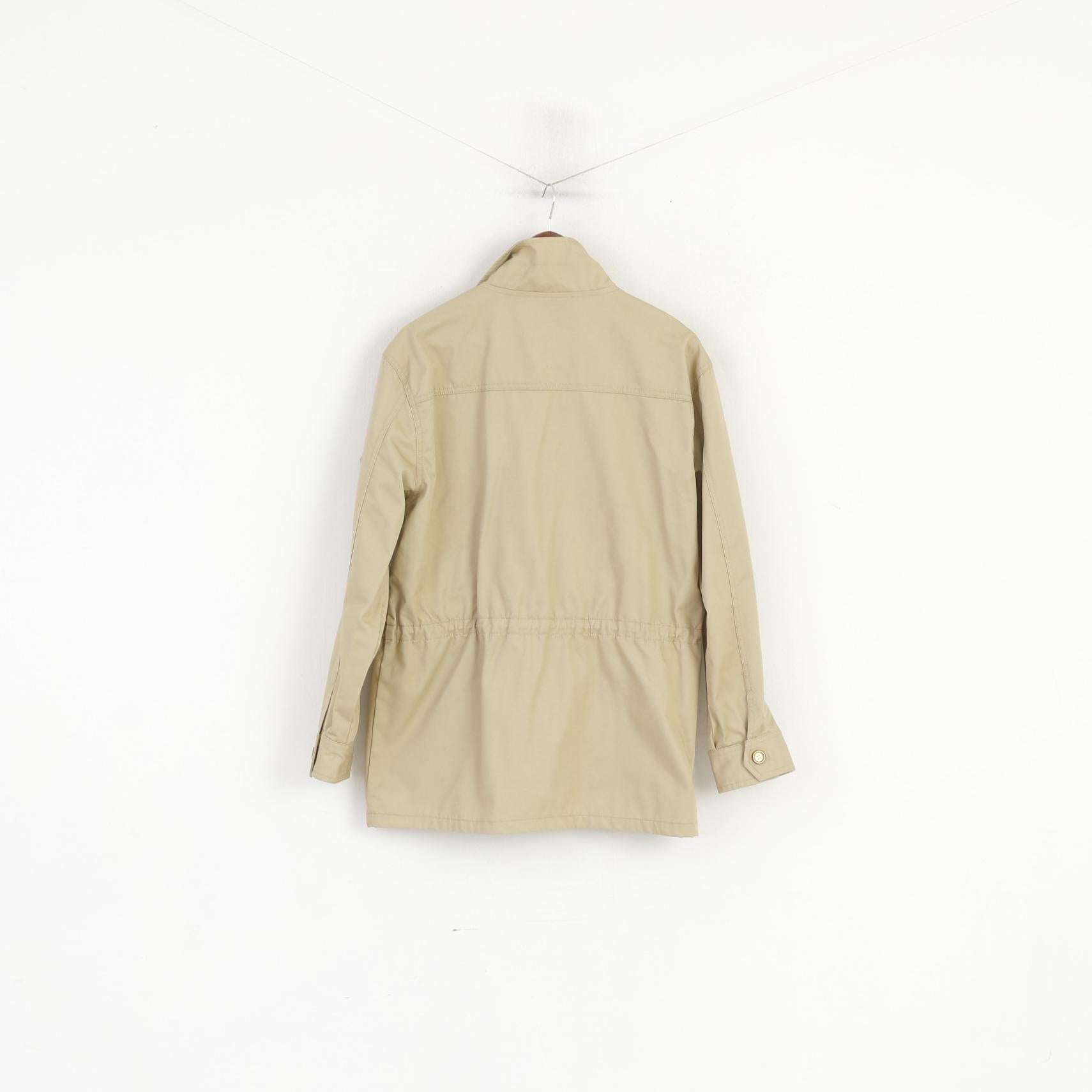 Atlas For Men M Veste Beige Outdoor Comfort Zip Up Léger Multi Poche Haut