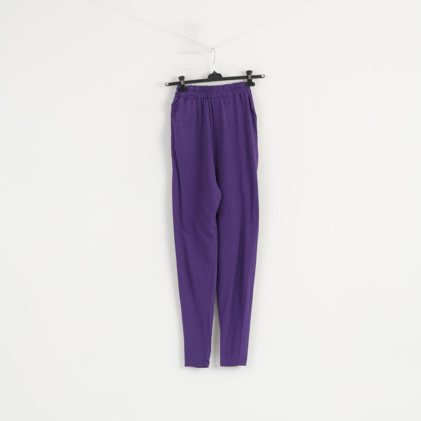 Eline Norawy Femme M (S) Pantalon Violet Coton Tactel Classique Taille Haute Pantalon