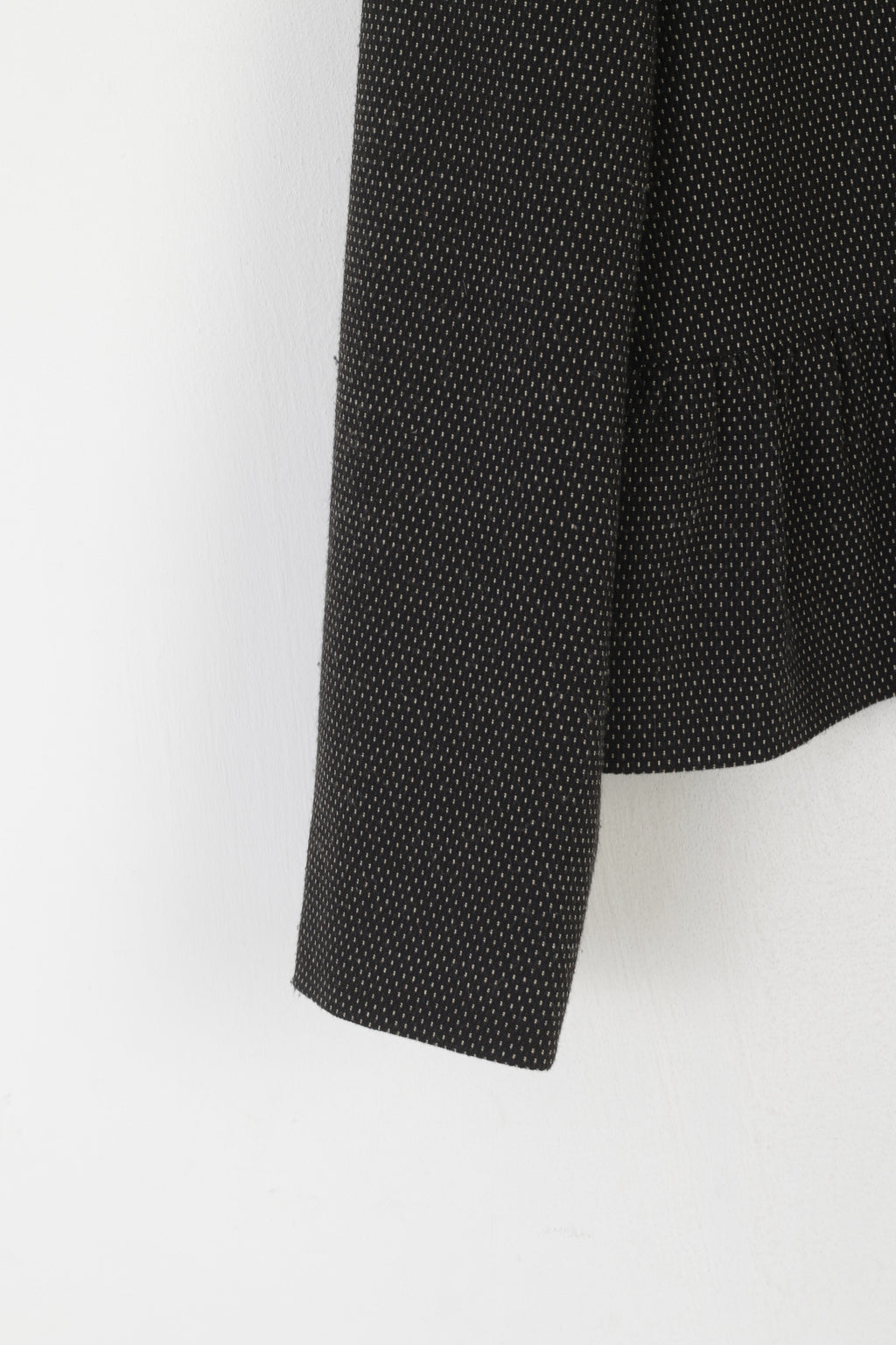 Paul Separates London Women 12 40 Blazer Giacca corta vintage retrò nera