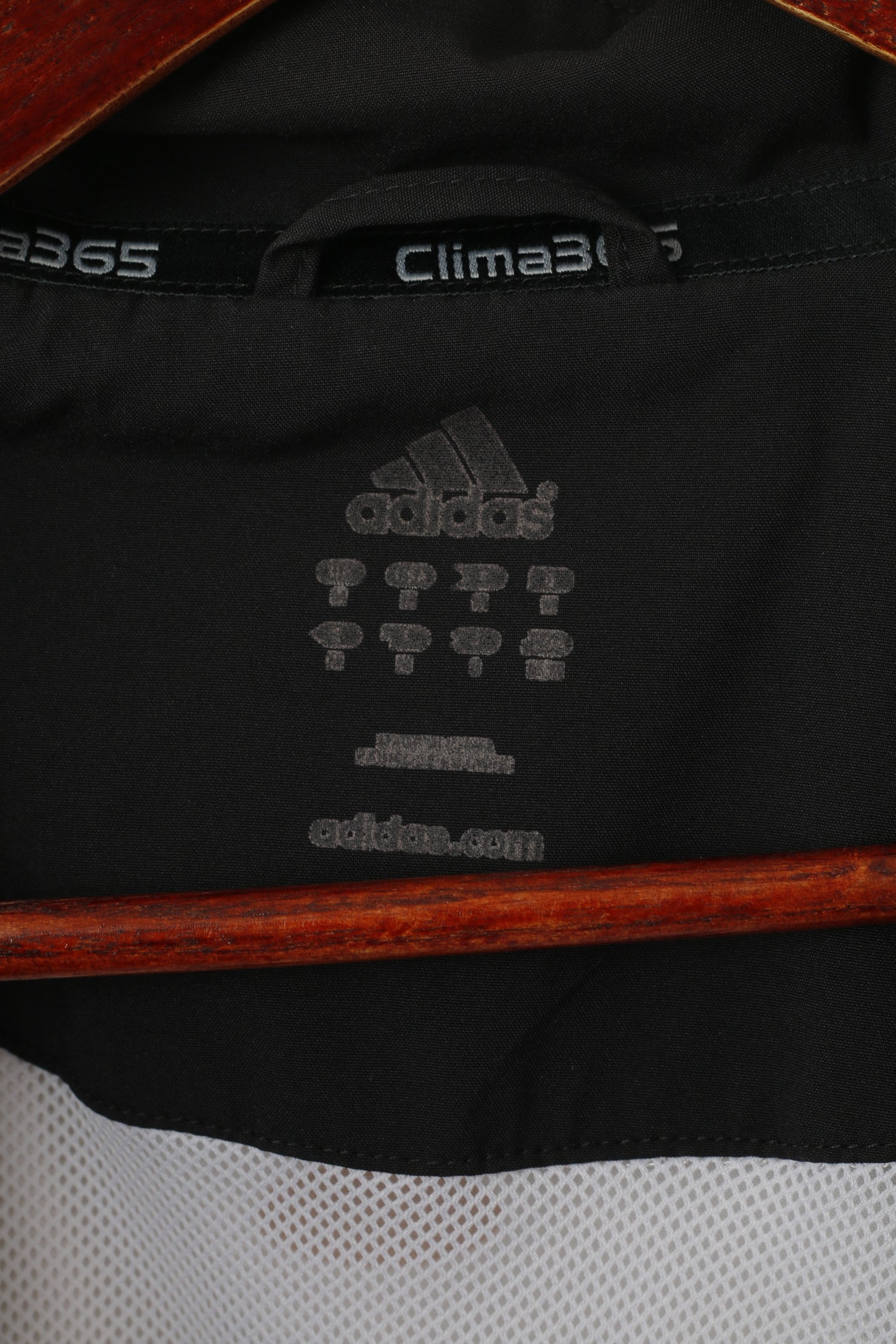 Adidas Men M Jacket Black Clima 365 Lightweight Activewear Training Track Top