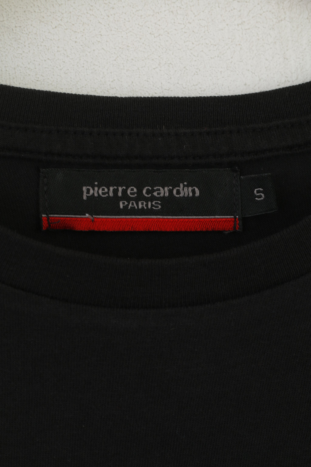 Pierre Cardin Paris chemise femme noir coton poche Logo haut classique