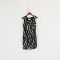 Donna Ricco New York Robe 8P S pour femme Noir et blanc Petite Mini Cocktail